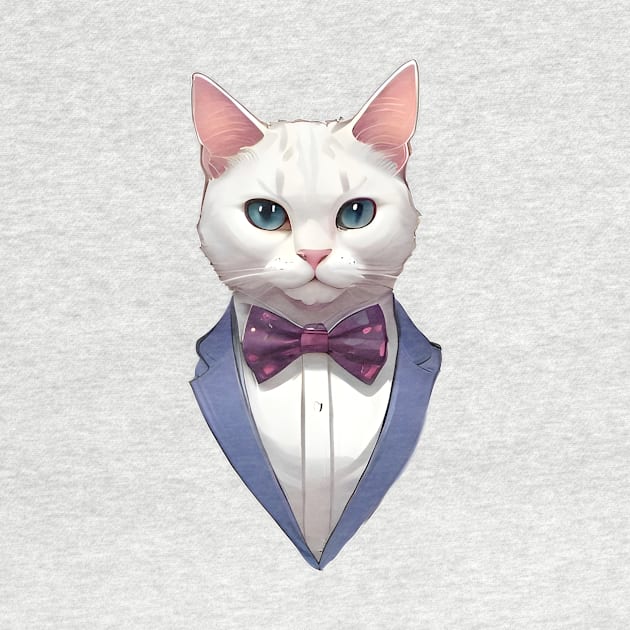 Fancy Cat with Bowtie no.1 by Donperion